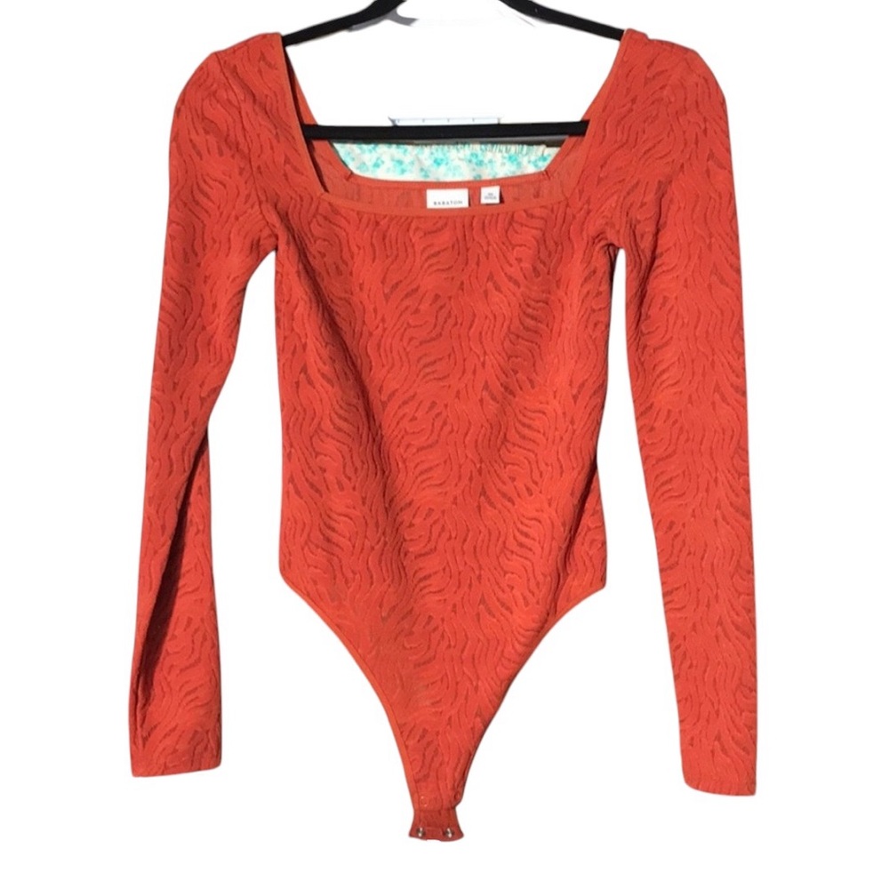 Aritizia Babaton XS Shapelace Long Sleeve Bodysuit
